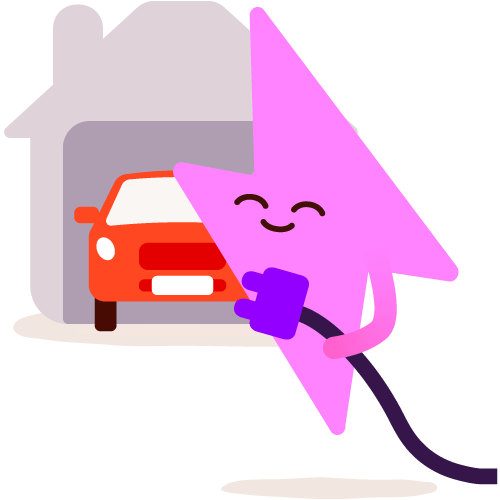 Residential-style commercial EV chargers.